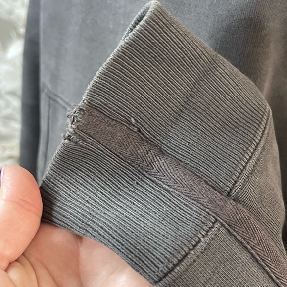 All Saints Charcoal Hoodie for Men - Picture 5 of 6